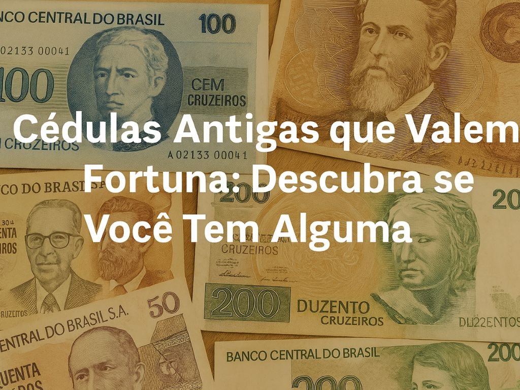 Cédulas Antigas que Valem uma Fortuna