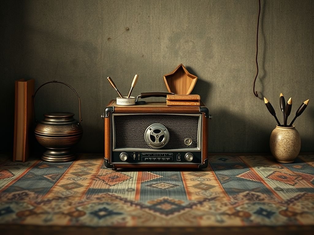 Rádio Antigo para Decoração