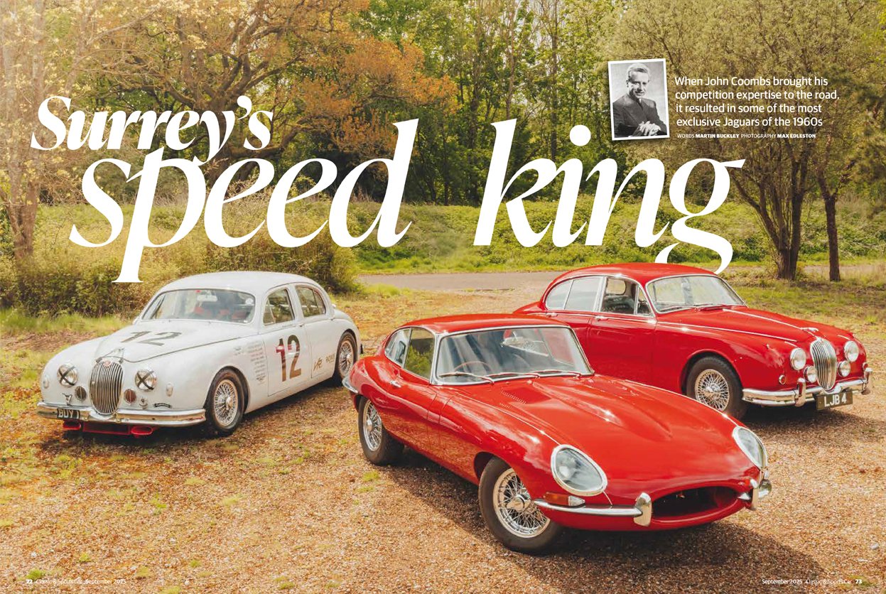 Clássicos de alta octanagem: Jaguars preparados, supercarros raros e joias pré-guerra são destaque na edição de setembro/2025 da Classic & Sports Car - Imagem do artigo original