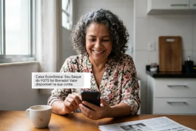 Pessoas consultando informações sobre o saque FGTS em situações de calamidade
