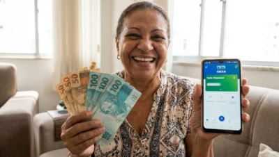 Novas regras de saque FGTS destacadas em gráfico informativo